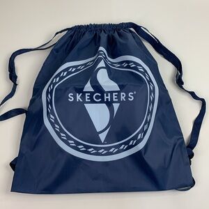 💰Bundle 3/$30 Skechers Cinch Bag backpack Drawstring Navy Blue Adjustable NEW